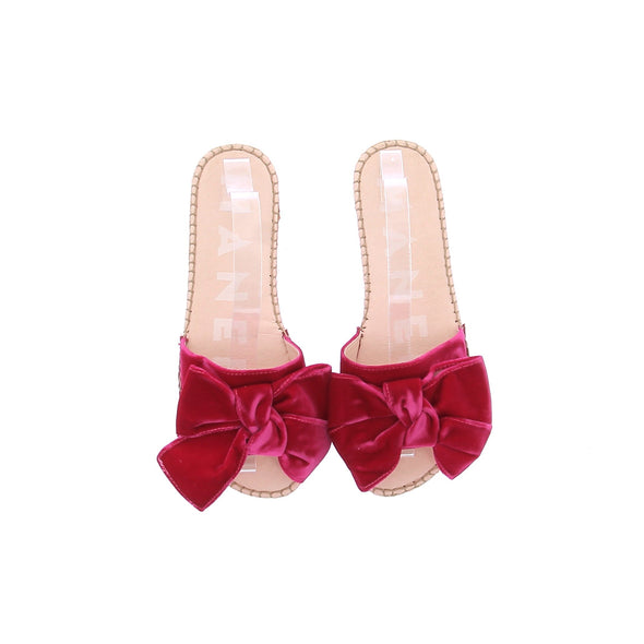 Sandales en velours