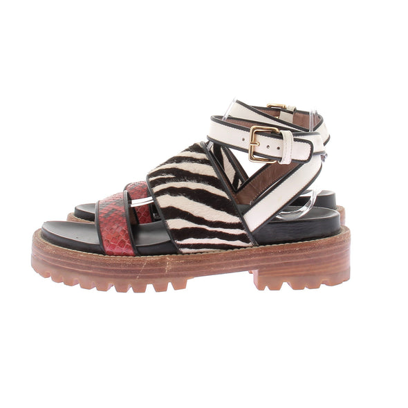 Sandales multi matières