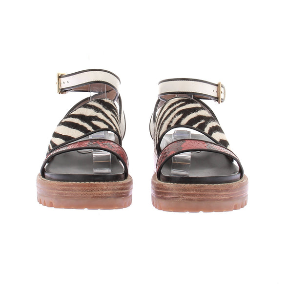 Sandales multi matières