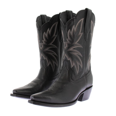 Santiags noires "Sadie"