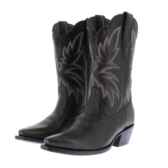 Santiags noires "Sadie"