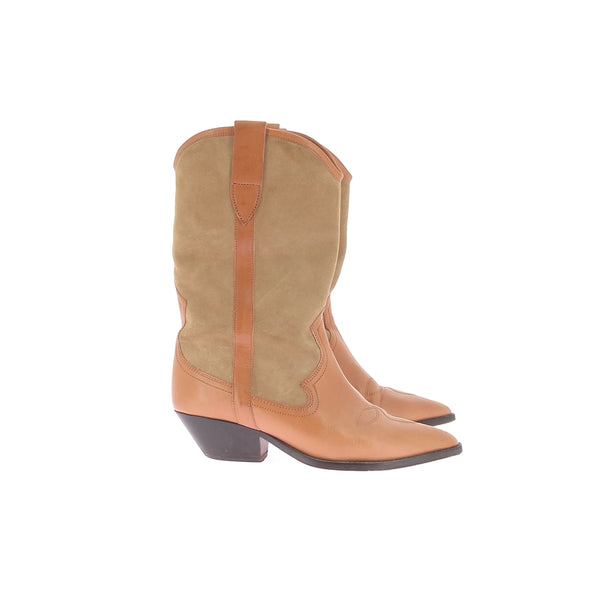 Bottes santiags camel