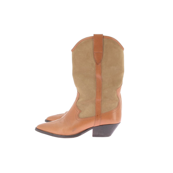 Bottes santiags camel