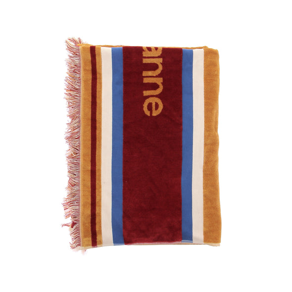 Serviette de bain colorée