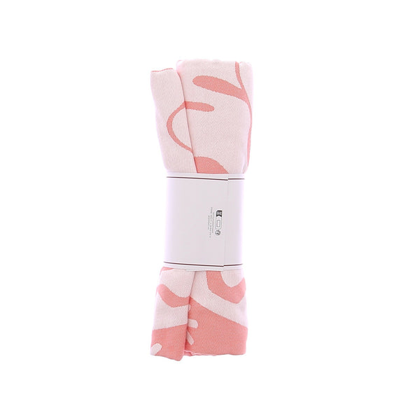 Serviette de plage rose