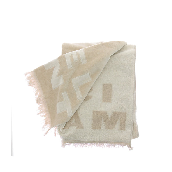 Serviette de plage bicolore