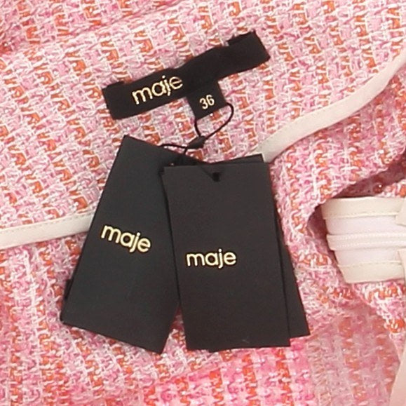 Short en tweed rose