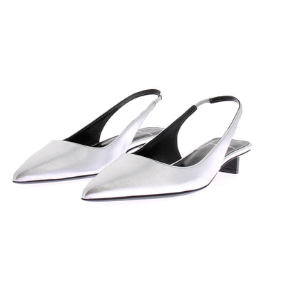 Slingback argentées
