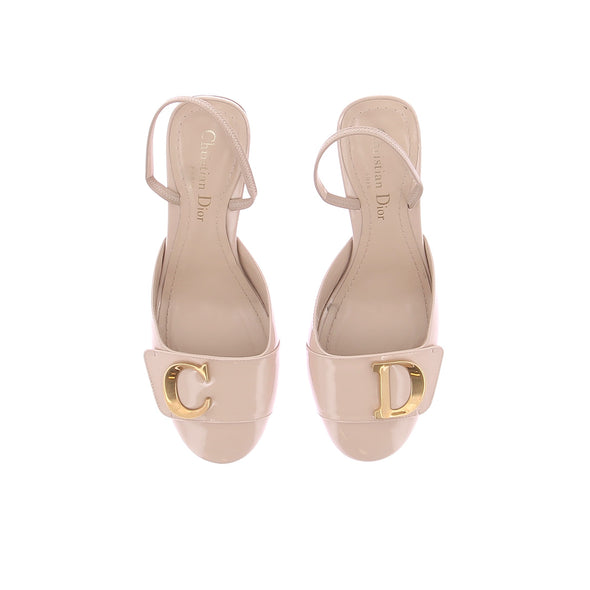 Slingback beiges