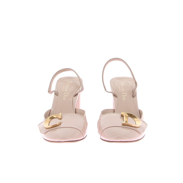 Slingback beiges