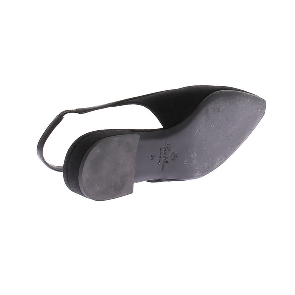 Slingback noires "Rebecca"