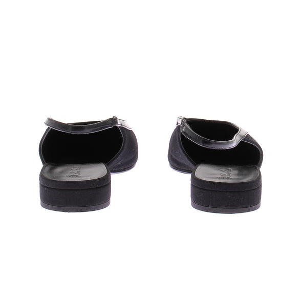 Slingback noires "Rebecca"