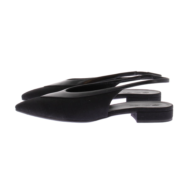 Slingback noires "Rebecca"