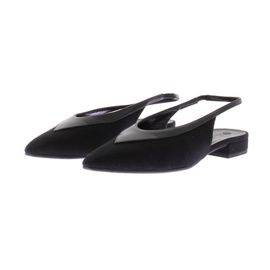 Slingback noires "Rebecca"