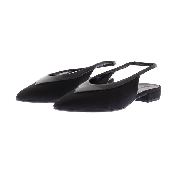 Slingback noires "Rebecca"