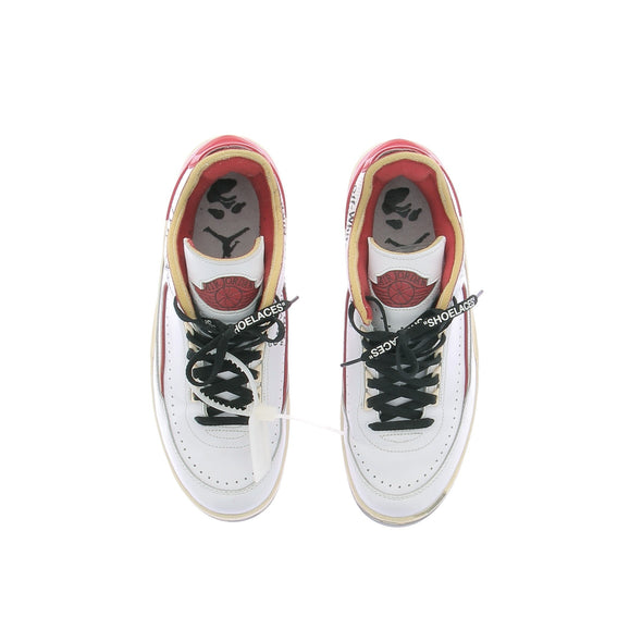 Sneakers "Jordan 2 Low rétro SP" blanches et rouges