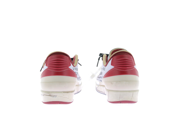 Sneakers "Jordan 2 Low rétro SP" blanches et rouges
