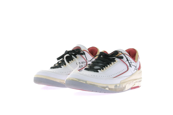 Sneakers "Jordan 2 Low rétro SP" blanches et rouges