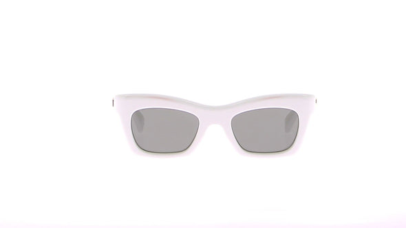 Lunettes de soleil blanches