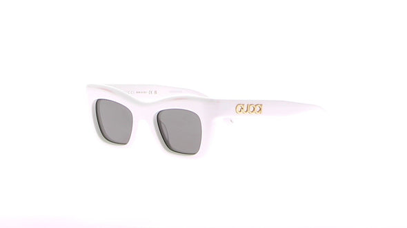 Lunettes de soleil blanches