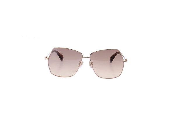 Lunettes de soleil dorées