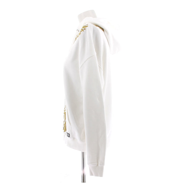 Sweat à capuche blanc