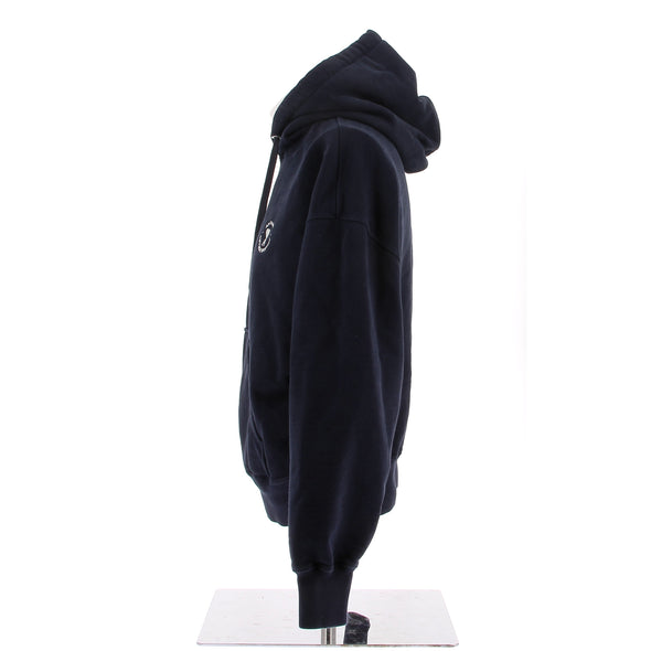 Sweat à capuche marine