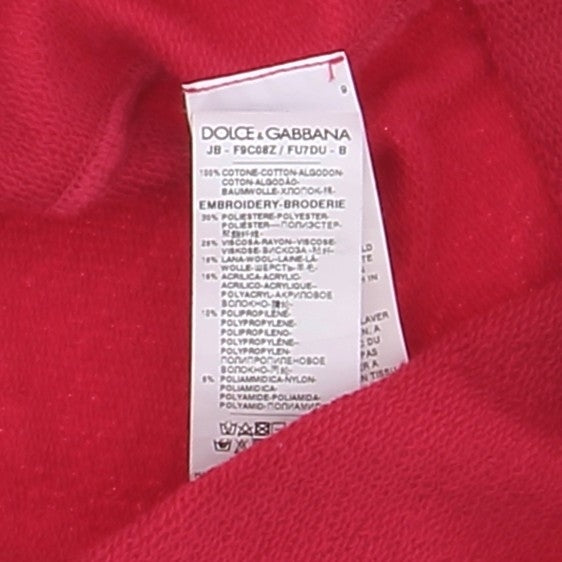 Sweat à capuche rouge
