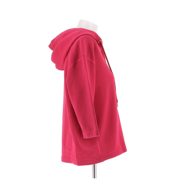 Sweat à capuche rouge
