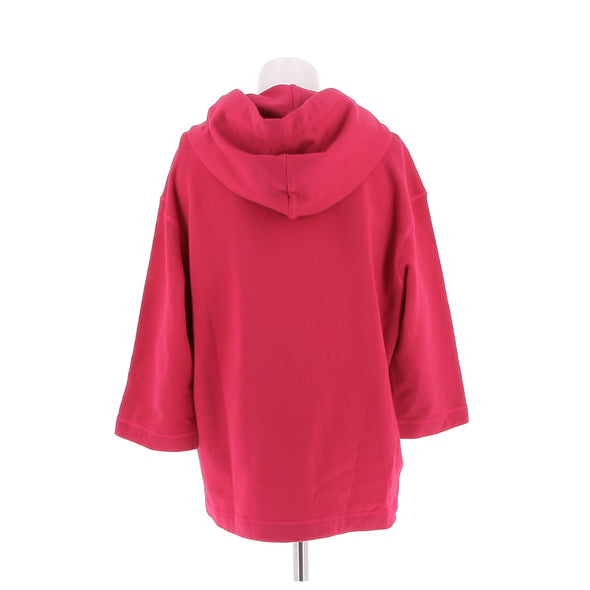 Sweat à capuche rouge