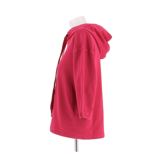 Sweat à capuche rouge