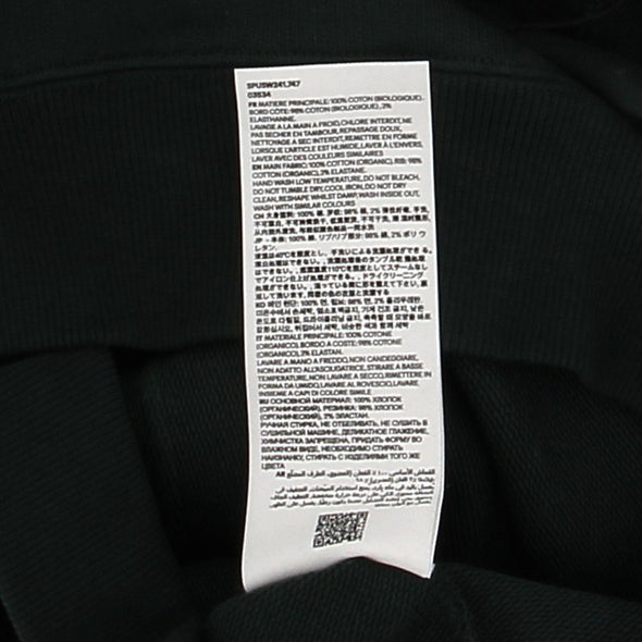 Sweatshirt vert à capuche