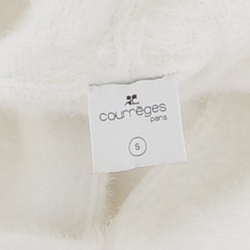 Sweat à capuche blanc
