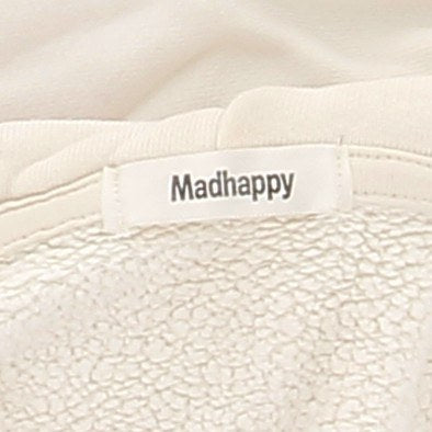 Sweat à capuche blanc
