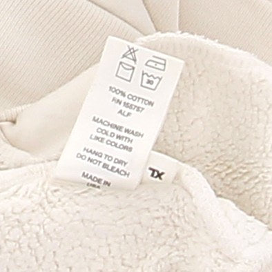 Sweat à capuche blanc