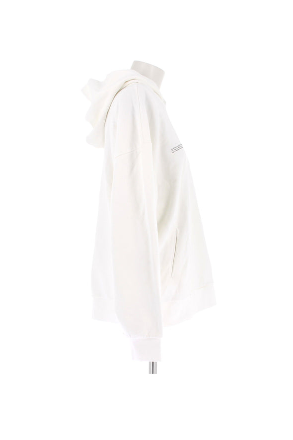 Sweat à capuche blanc