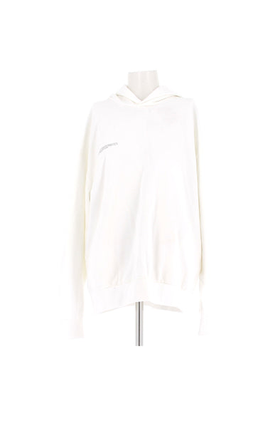 Sweat à capuche blanc