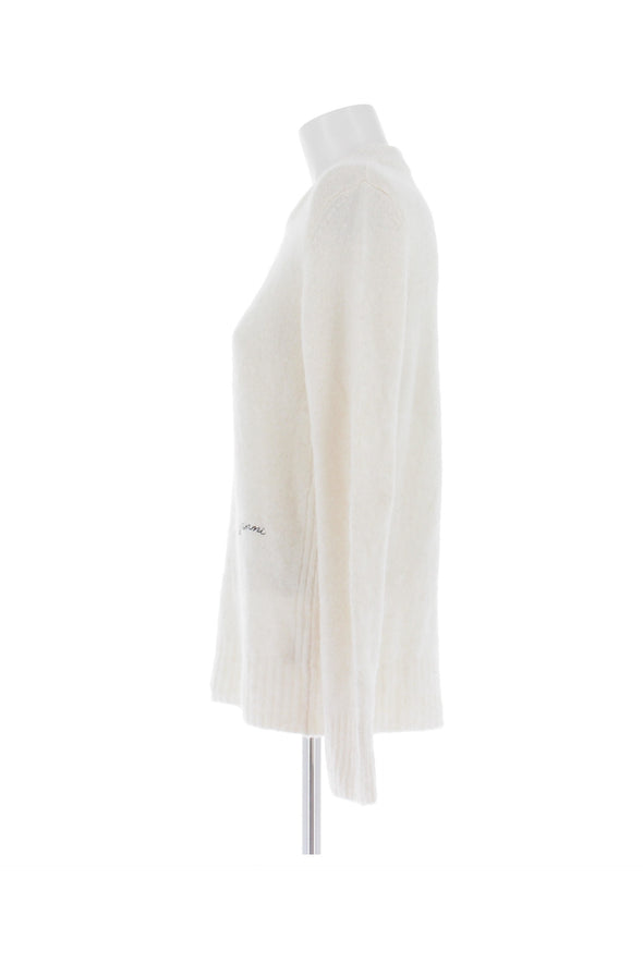 Pull en laine crème