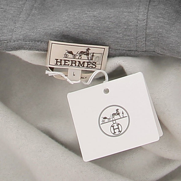 Sweat à capuche gris