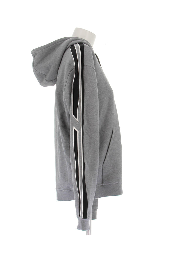 Sweat à capuche gris