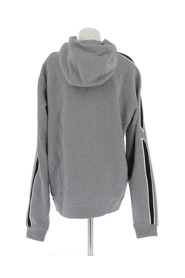 Sweat à capuche gris