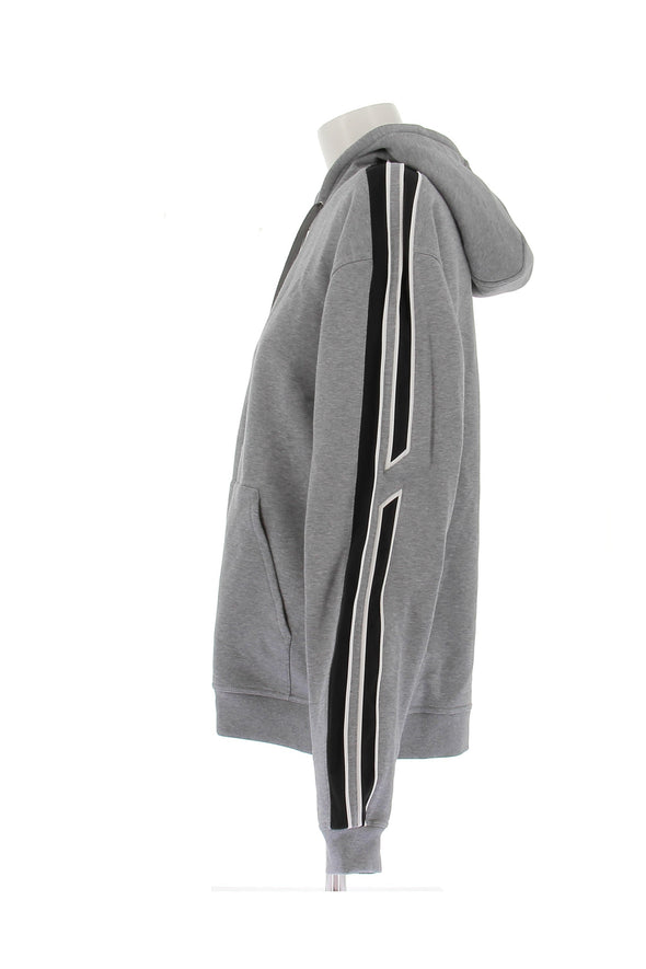 Sweat à capuche gris