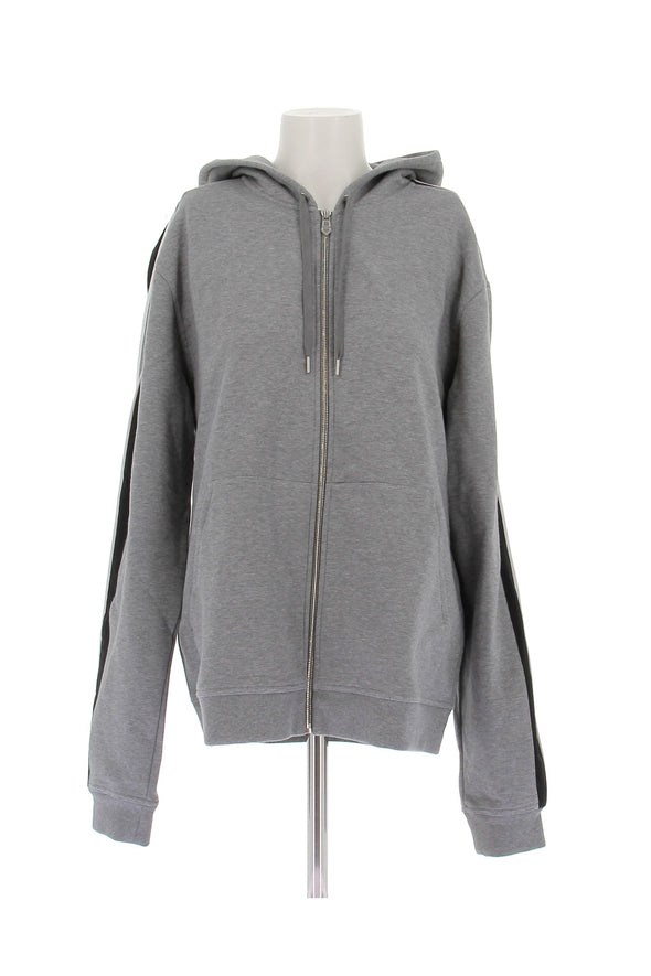 Sweat à capuche gris