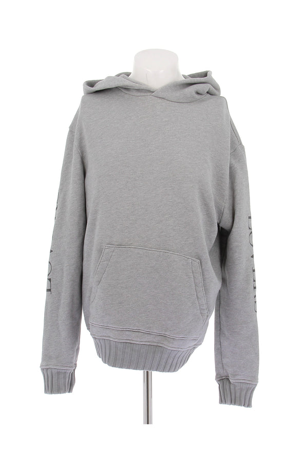 Sweat à capuche gris