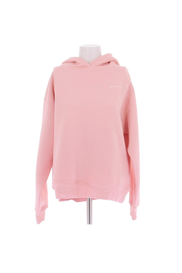 Sweat à capuche rose