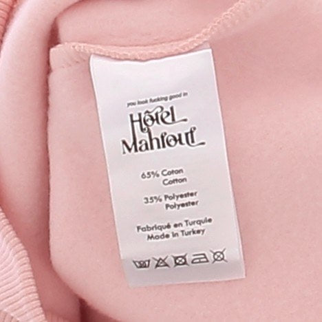 Sweat à capuche rose