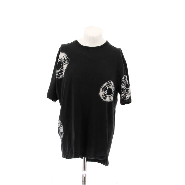T-shirt noir imprimé