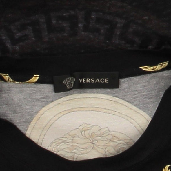 T-shirt noir et doré