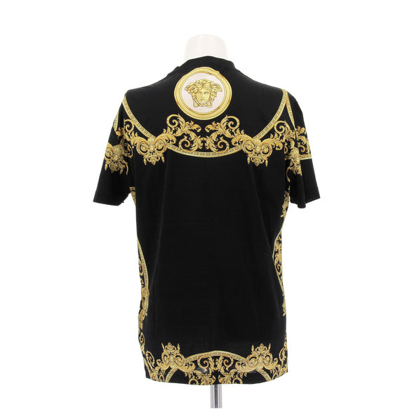 T-shirt noir et doré