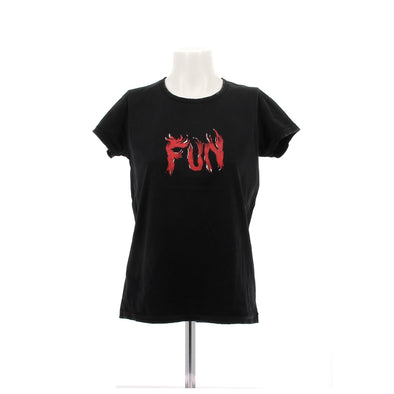 T- shirt noir "Fun"